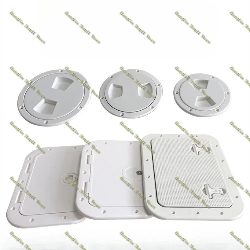 Deck Plate Corrosion Resistant Marine Access Boat Inspection Hatch Cover Plate for Marine Boating Water Sport