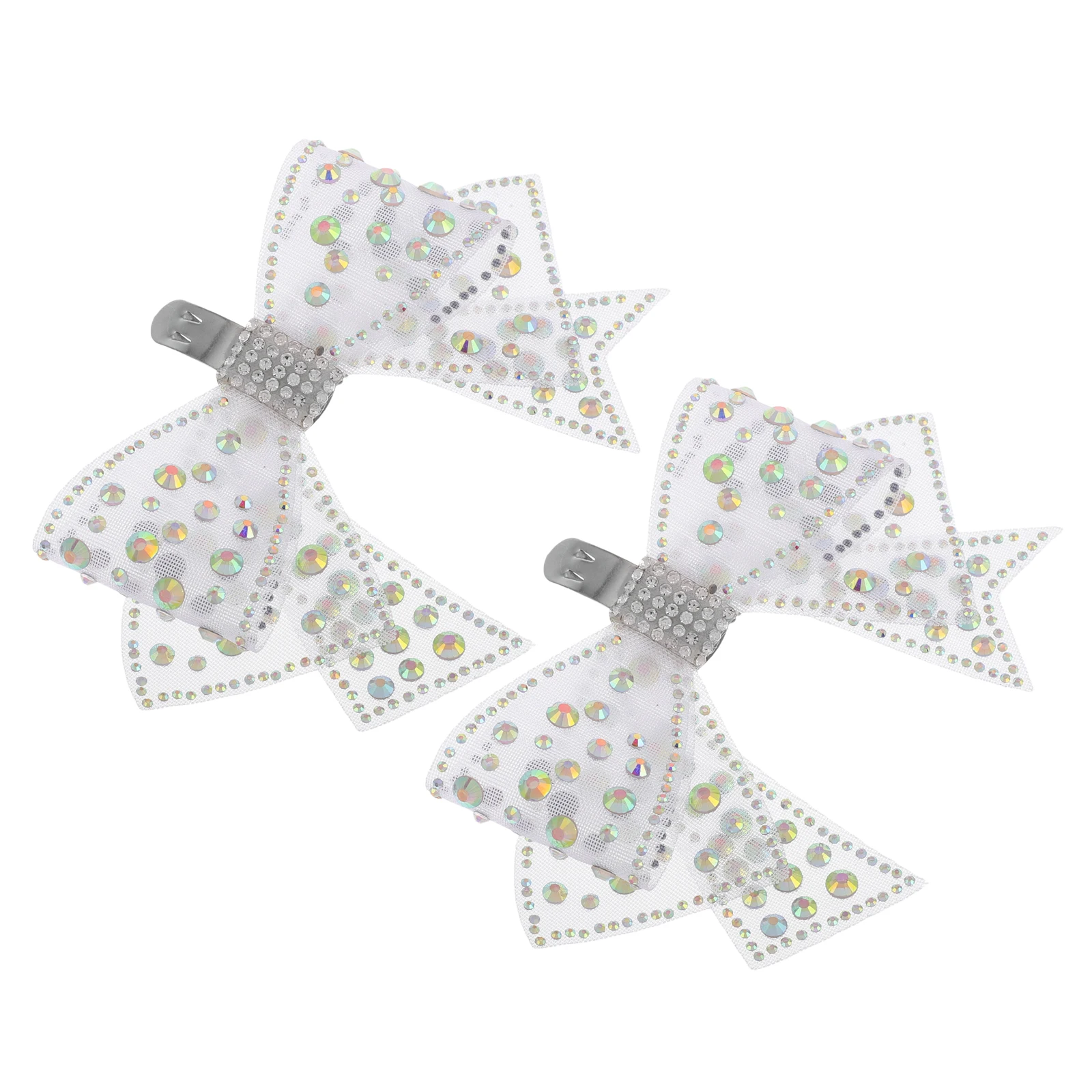 

2pcs Bowknot Removable Shoe Clips Mesh High Heel Buckles Wedding Party Decorations Detachable Prom Accessories Zinc Alloy