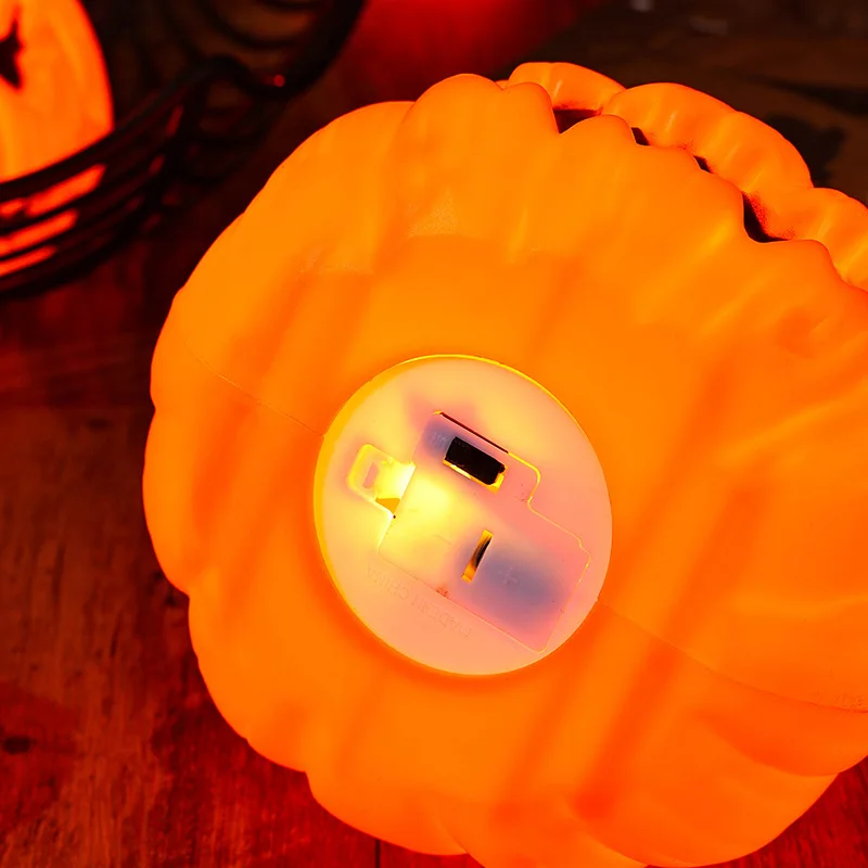 Lampion z dyni na Halloween lampki nocne elektroniczne dekoracje imprezowe lampa w kształcie dyni świąteczny lampion ozdoby dekoracje Trick or Treat