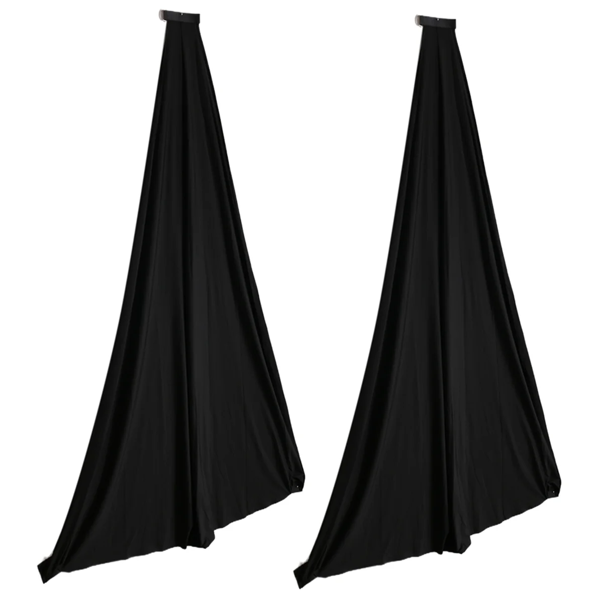 Universal Dj Light Speaker Stand Skirt Tripod Scrim Cover with Stretchable Polyester Material, 2 Pcs