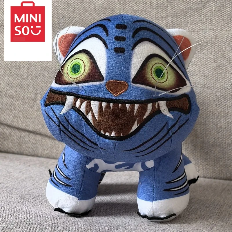 

2026 Популярная новая плюшевая игрушка K-pop Devil Game Hunter Tiger, плюшевая игрушка, кукла, синий тигр, животное, плюшевый рождественский подарок