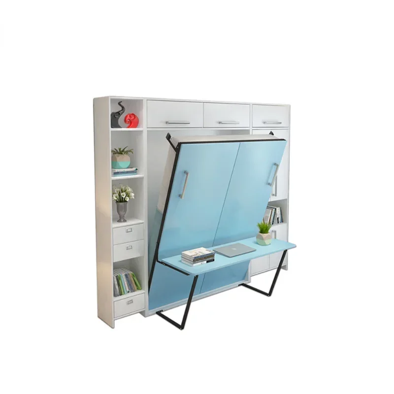 

Beds Vertical Bedroom Furniture Space Saving With Desk Folding Wall Bed