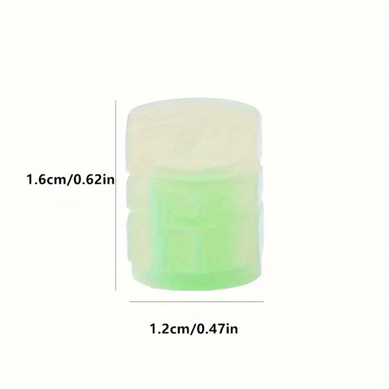 مجموعة مكونة من 4 قطع من أغطية صمامات الإطارات اللامعة، مناسبة لمواد ABS المتينة في السيارات، متوفرة بألوان متعددة،