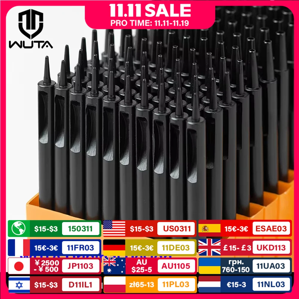 

WUTA покрытие титановая кожа полый набор инструментов для пробивания круглых отверстий DIY ремесло для кожаного ремешка для часов, ткани, пластика, бумаги