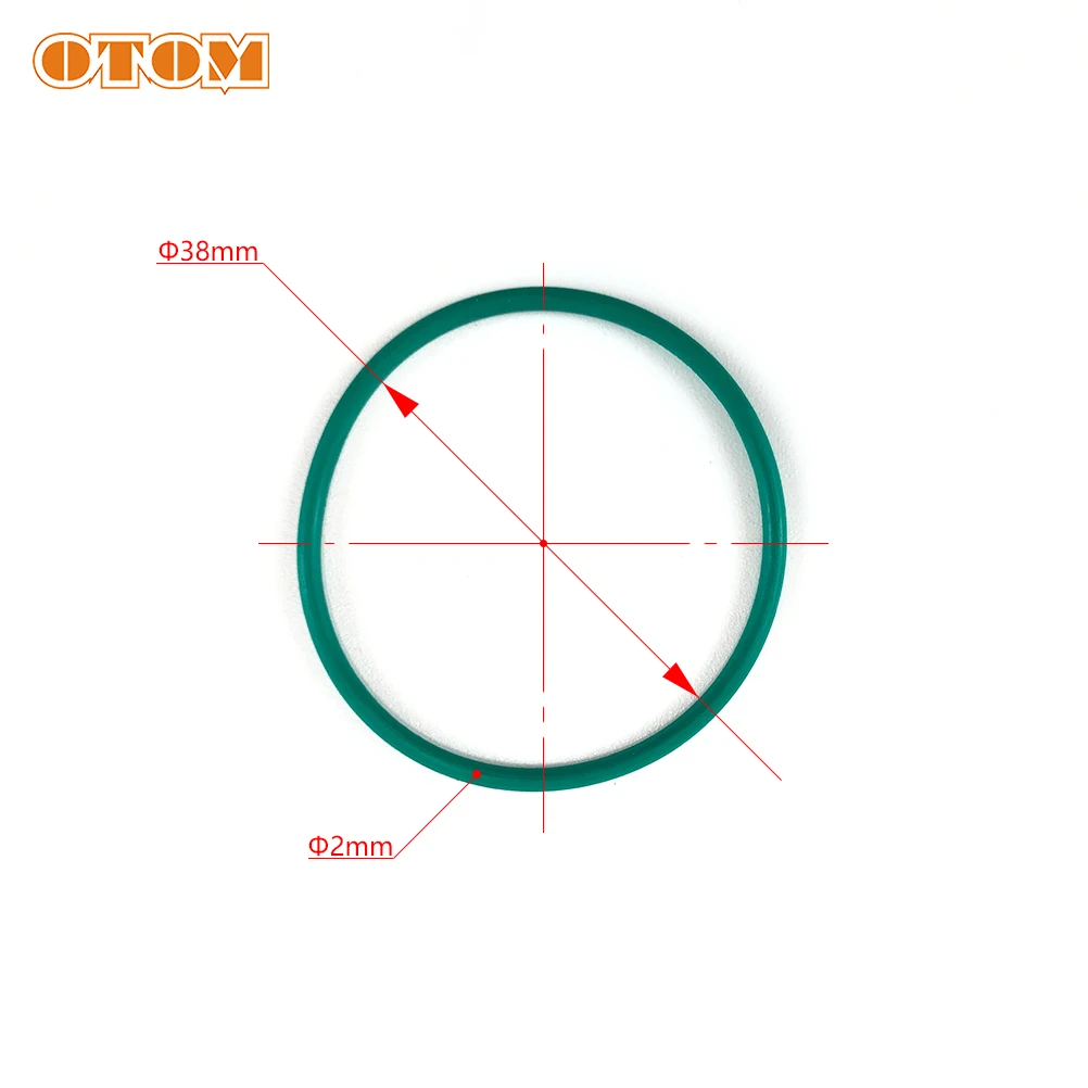 OTOM 10Pcs Motorcycle Exhaust O-ring Manifold Rubber Gasket Seal For Koshine 85cc 2-stroke Exhaust Pipe Motocross Accessories