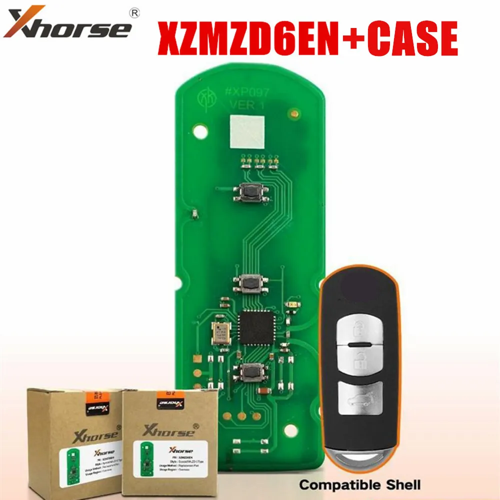 XHORSE XZMZD6EN Special Key PCB Board with 3 Buttons Shell Exclusively for Mazda Remotes