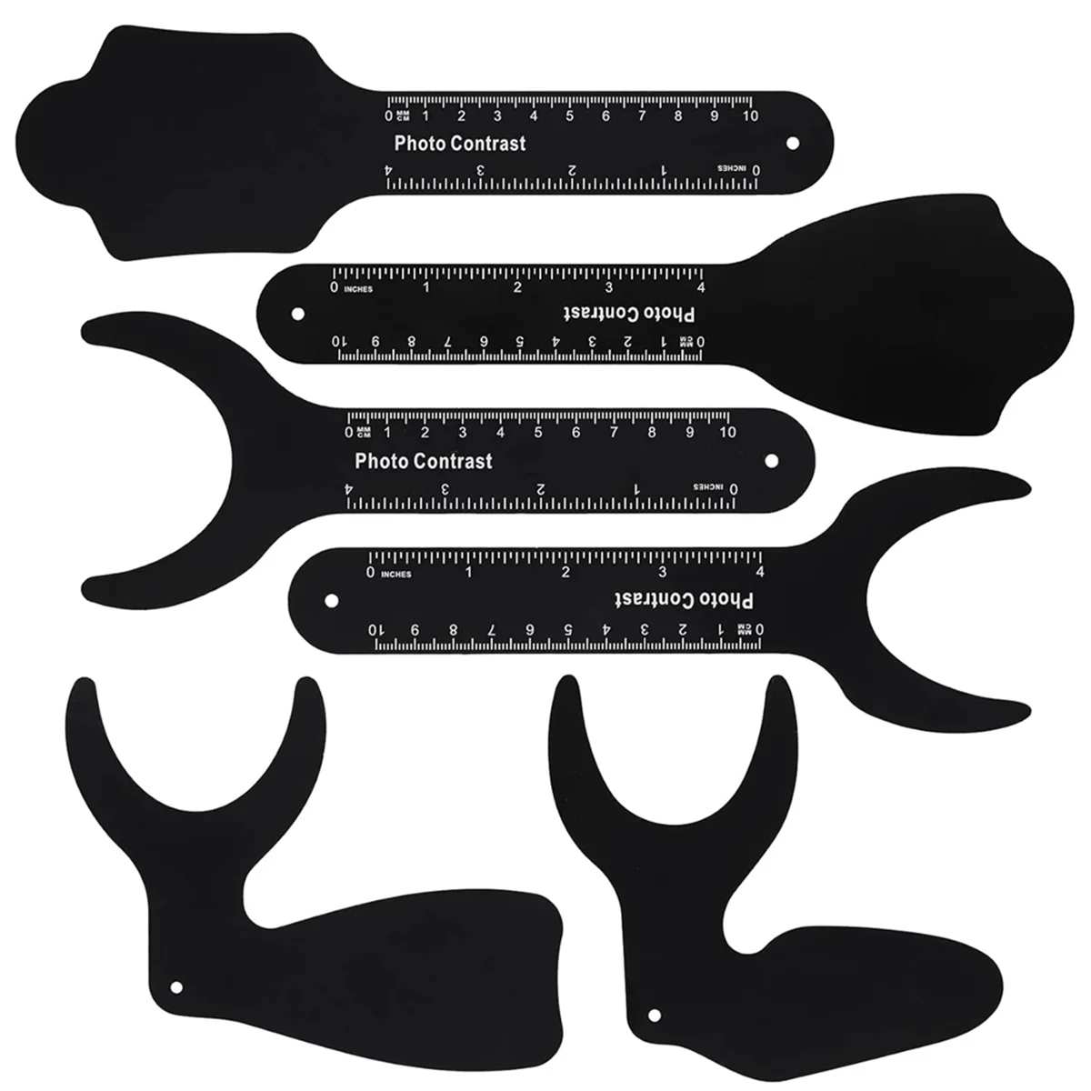 ABYK Dental Contraster Intraoral Photographic, 6 PCS Dental Photo Contrast Kit Palatal Intraoral Photography Kit