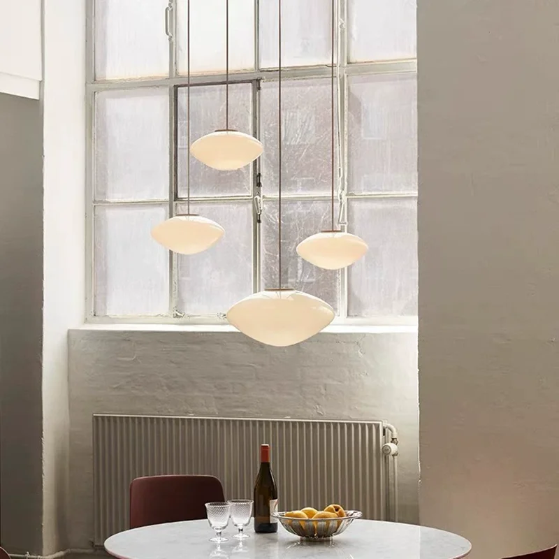 Designer Kitchen Island Hanging Lamp Glass Suspension Ceiling Light Chandelier Dining Table Denmark Home Decor Lighting Fixtures