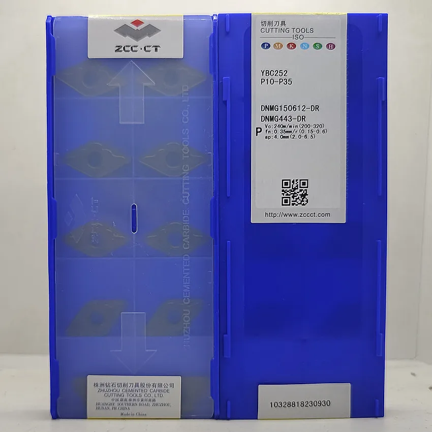 

DNMG150612-DR YBC252/DNMG150612-DR YBC251/DNMG150612-DR YBD152/DNMG150612-DR YBC152 ZCC.CT CNC carbide inserts turning tools