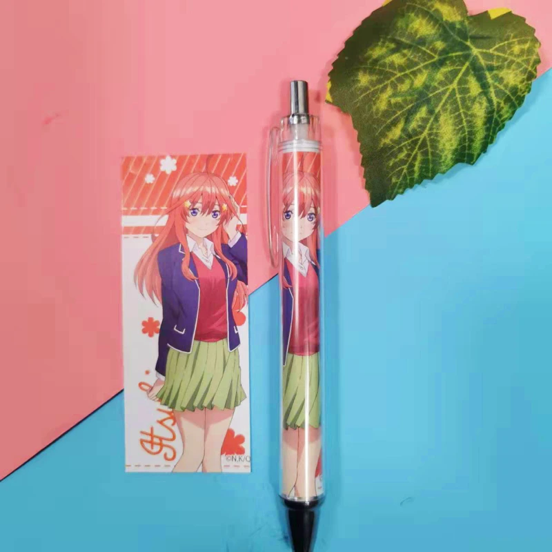 Natsuo Uesugi Nino Nakano Yotsu Nakano Miku Nakano Popular Anime Two-dimensional Peripherals Press Ballpoint Pen School Supplies