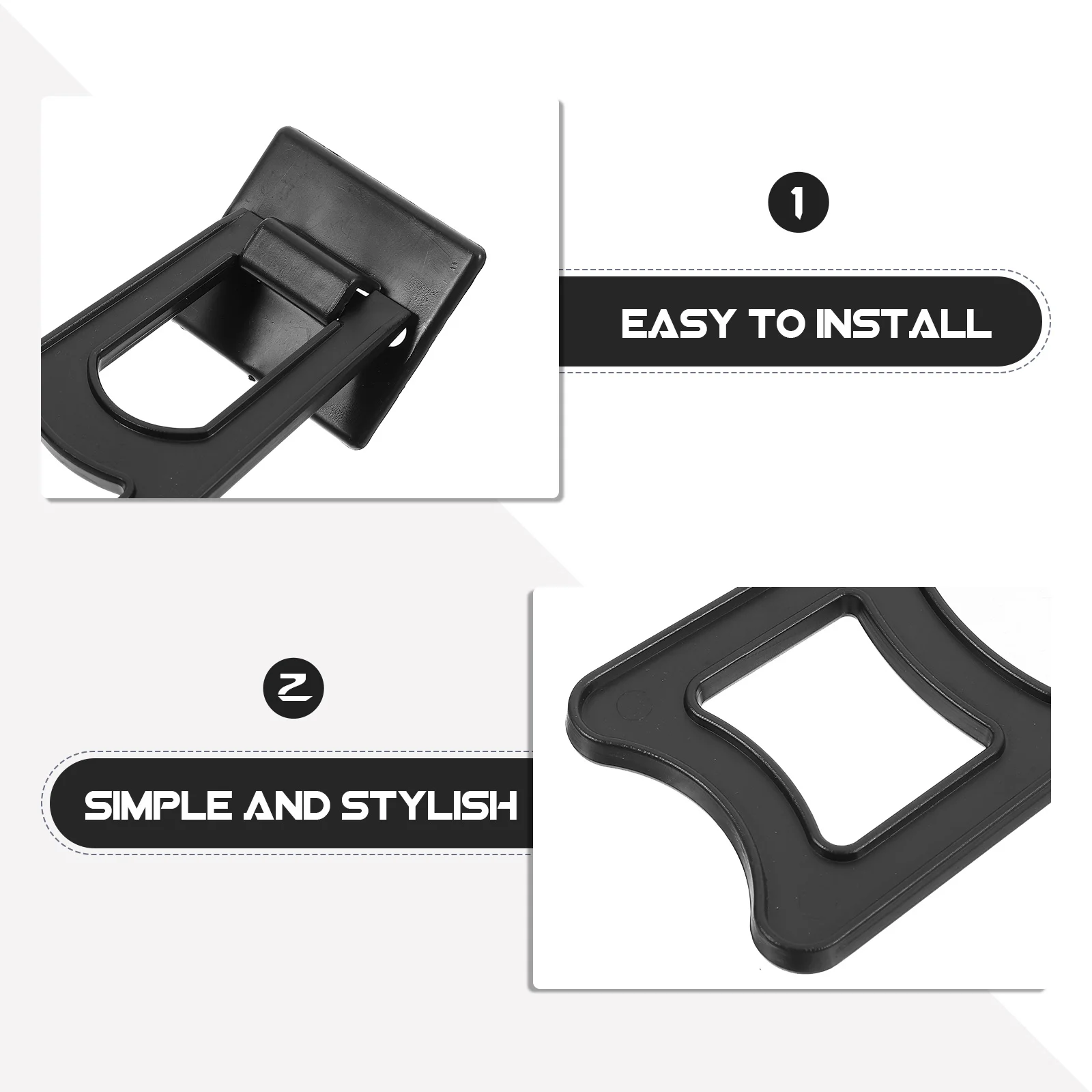 

5pcs 5 Pieces Picture Frames Photo Stand Easel Back Desktop Bracket Black Backs for Backing