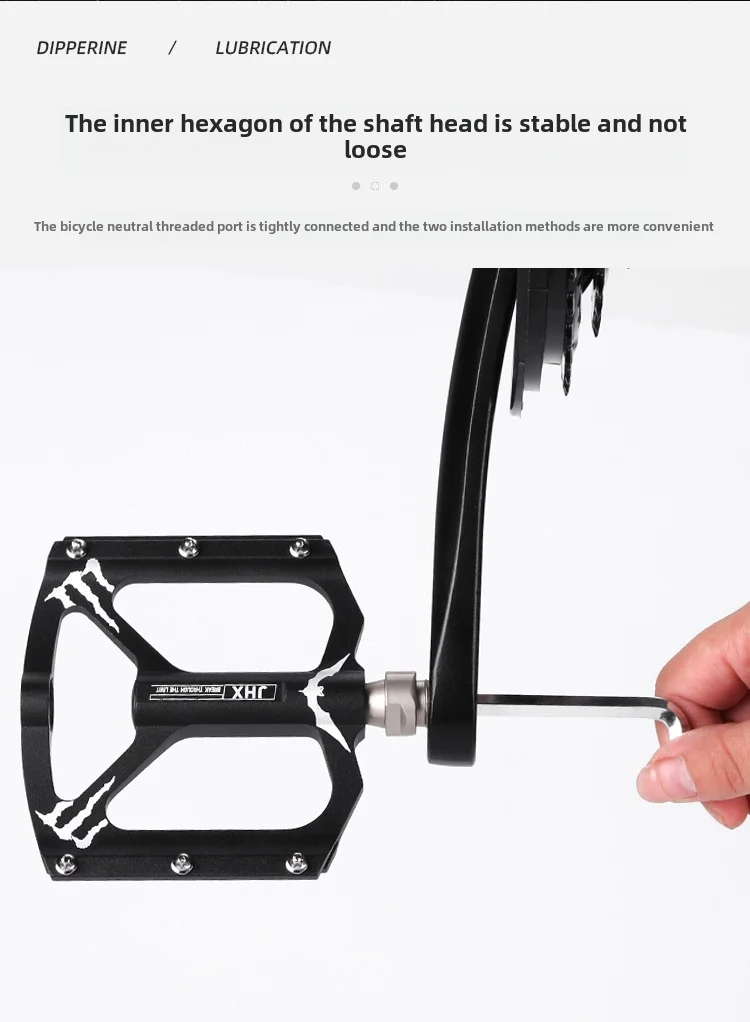 Ultraleichte Fahrradpedale aus Aluminiumlegierung, Schnellspann-Faltpedale mit Lagerplattform für Rennrad, MTB und Faltrad – Detail 6