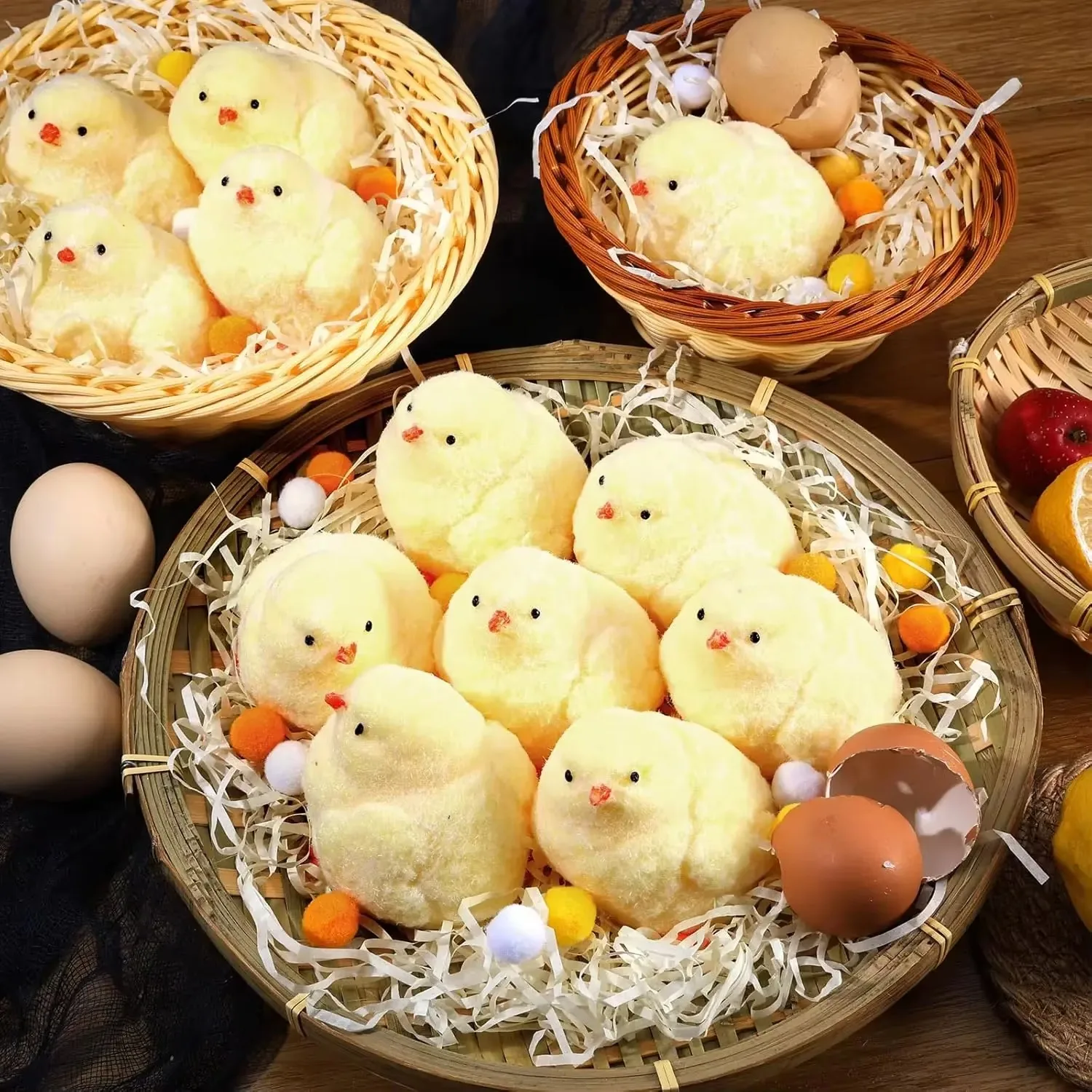 Handmade Chick Squishy Toys Ultra Soft Squishy Fidget Toys Silicone Pinch Entertainment Games for Children Christmas Gifts image 5