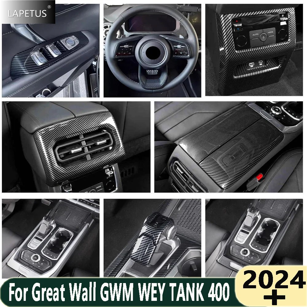 

Рулевое колесо/подлокотник, вентиляционное отверстие переменного тока/крышка переключения передач, накладка для Great Wall GWM WEY TANK 400 2024-2026, аксессуары