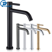 Black Basin Faucet Bathroom Washbasin Water Mixer Tap Hot Cold Water Basin Sink Tap Bathroom Faucet Tap Brushed Gold Faucet