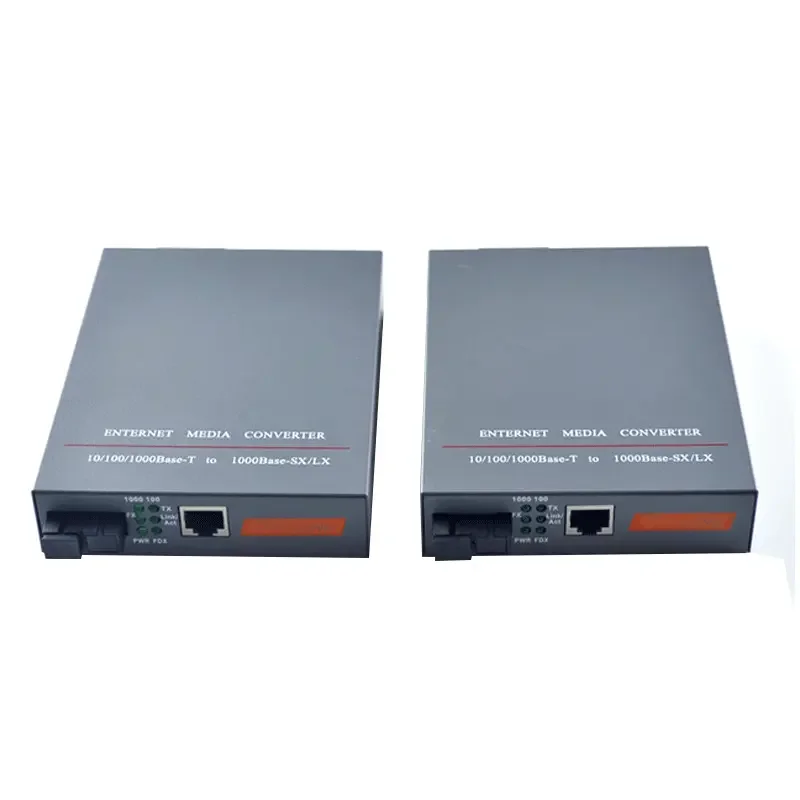 Best Selling Products 10/100/1000 GS-03-AB Base SM Single Gigabit Transceiver Fiber Optic Media