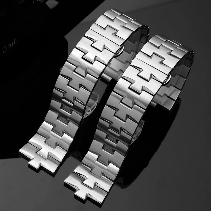 Quick Release Stainless Steel Watch Band For VACHERON CONSTANTIN Strap Watchband Overseas 24mm*7mm Men\'s Watch Accessories