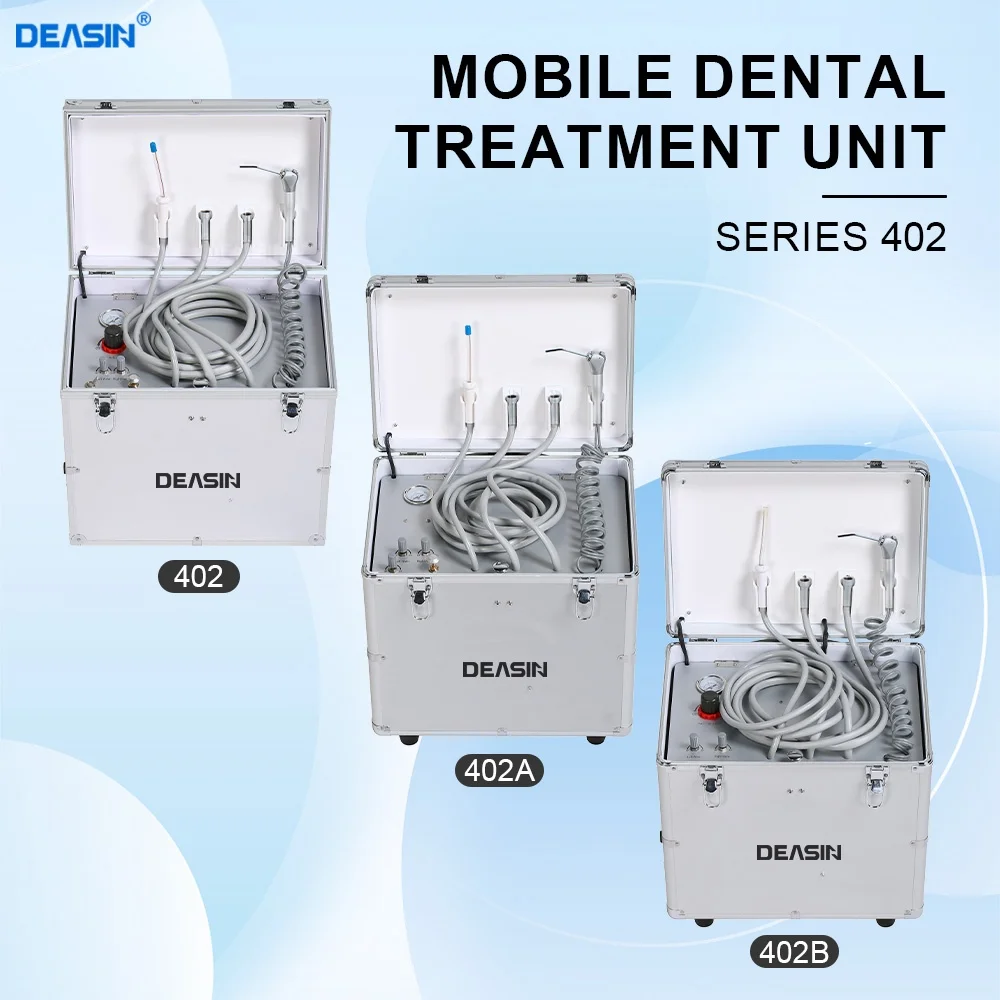 

Top Quality 402 Series Portable Dental Clinic Unit Mobile Treatment Box Dental Turbine Units