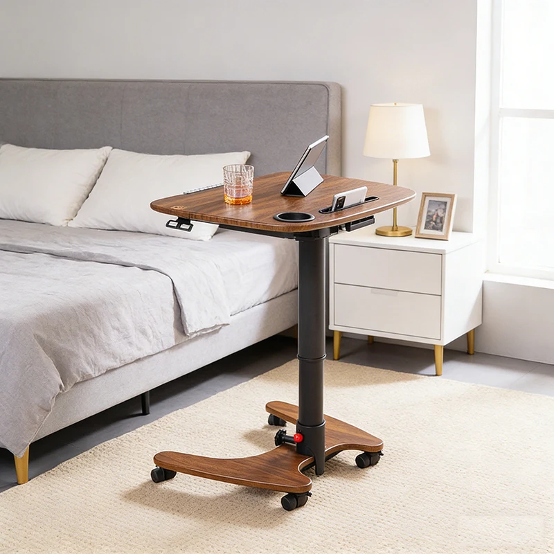 Desks, Staff Desks,Modern Design Adjustable End Table Wholesale Customizable Furniture Pneumatic Lift Desk Tiltable For Versatil