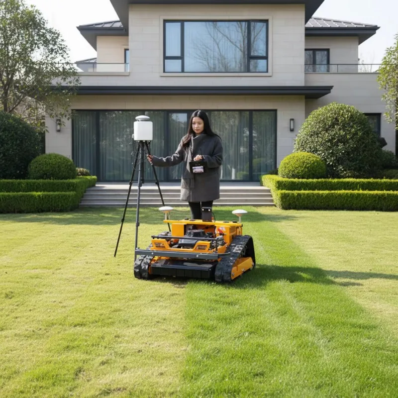 

Hot Selling Remote-controlled Lawn Mower with Width of 550mm and GPS Suitable for Lawn Mowers on Estate Lawns