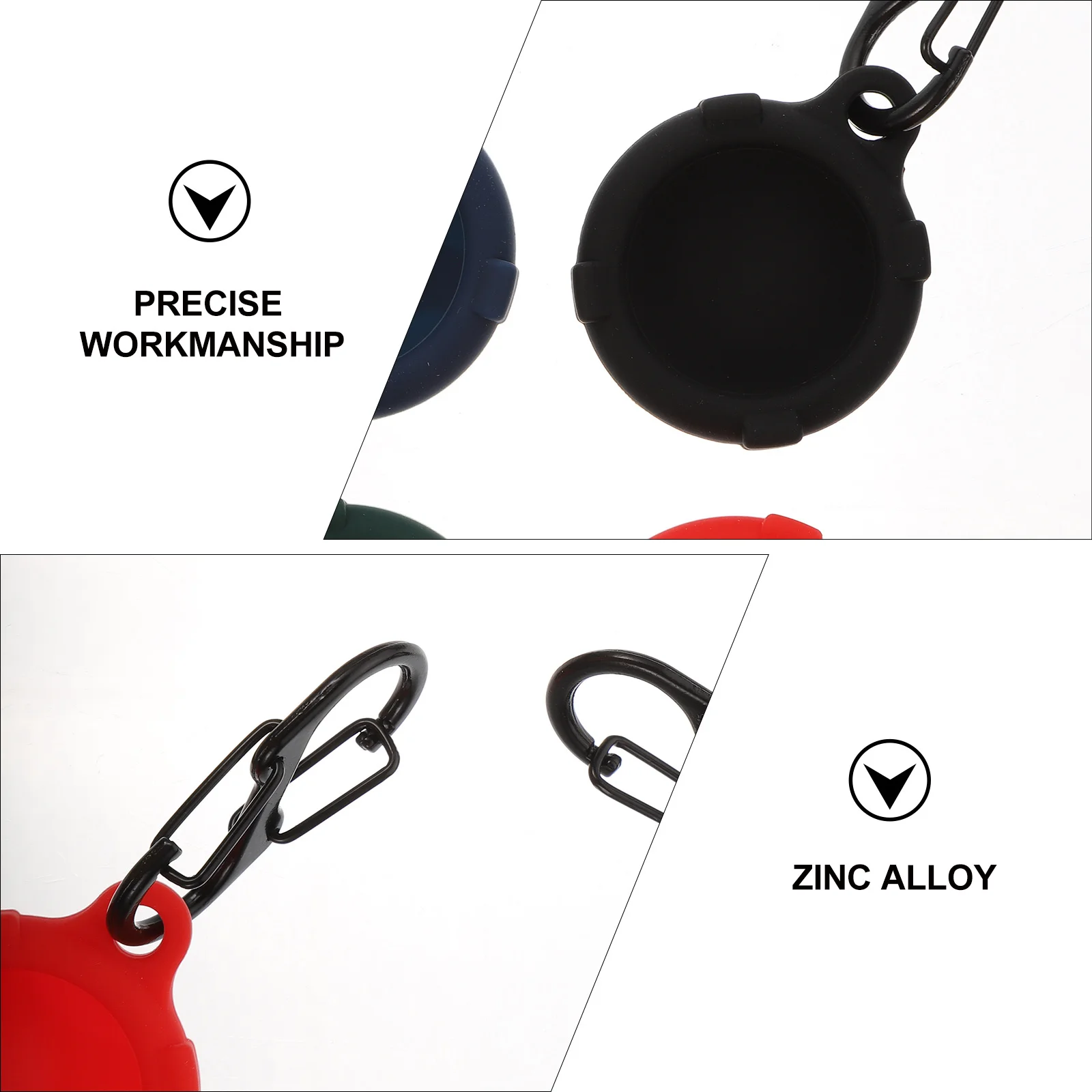 4Pcs Protection Cover Shockproof Silicone Tracer Case Precise Fit Lightweight Portable Anti-Scratch Smart