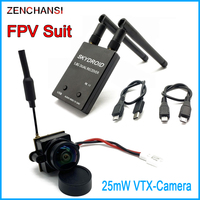 5.8G 48CH 25mW Transmitter VTX-CAM 1000TVL 180 degree AIO Camera +Skydroid UVC FPV Transmitter Receiver for Android Mobile Phone