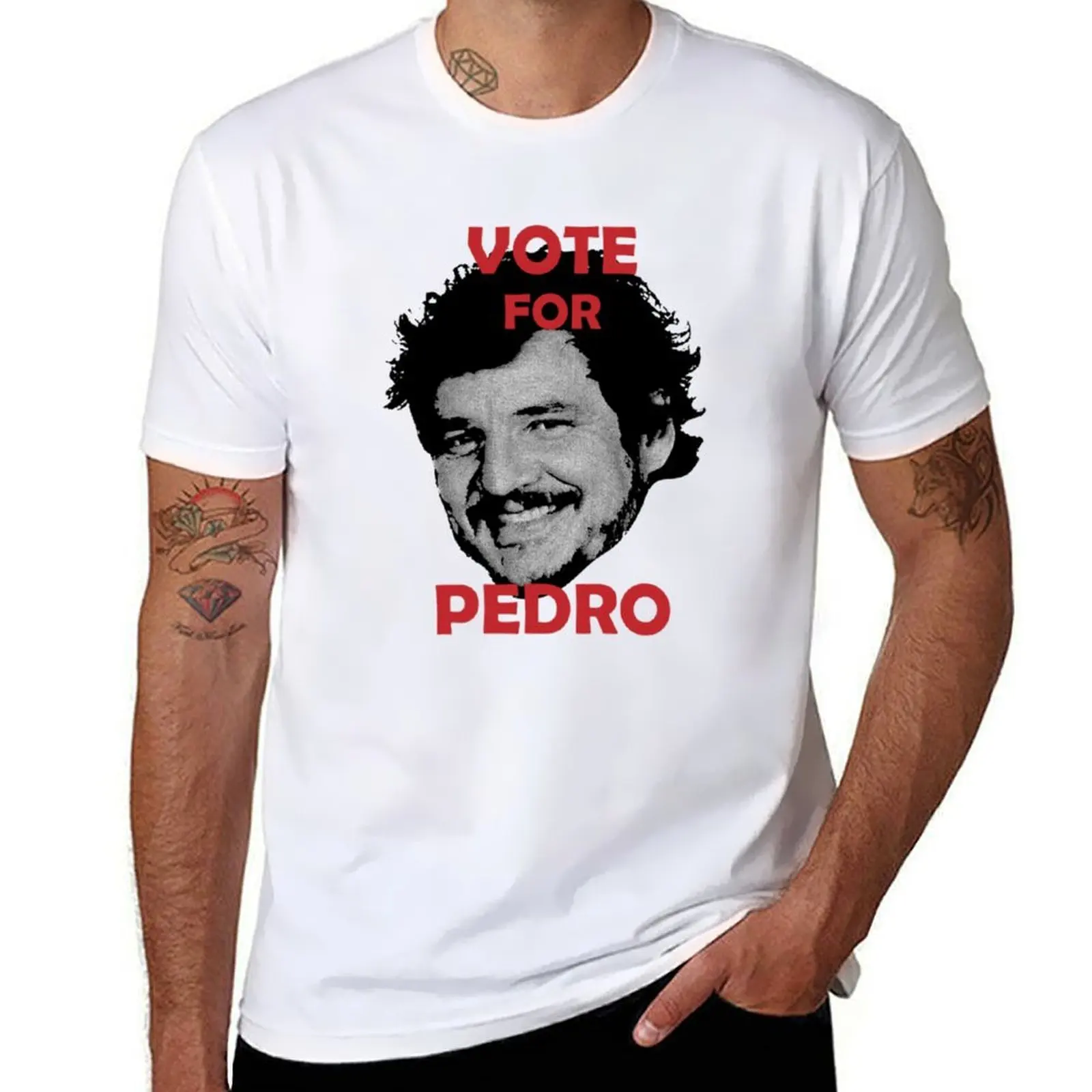 

Pedro Pascal T-Shirt anime t shirts for man anime t shirts oversize T-Shirt