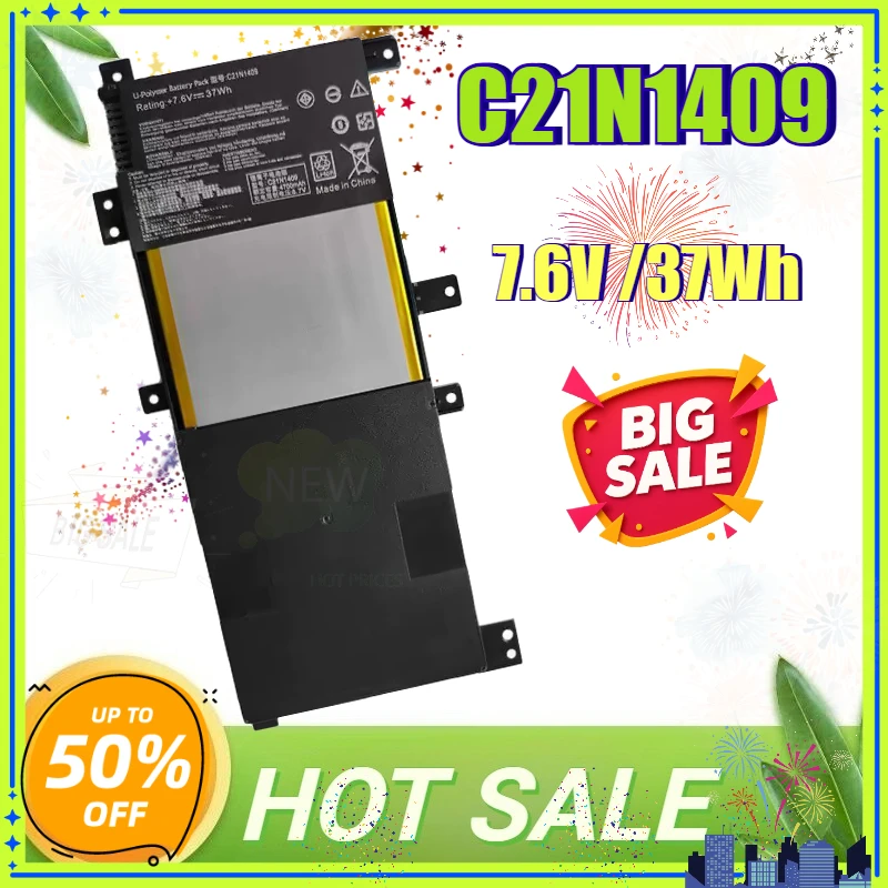 C21N1409 0B200-01130200 Laptop Battery for Asus A455LB A455LN K455LN R455LF X455LN F430LB F455LN R455LNB VM490LD X454LB Y483LD