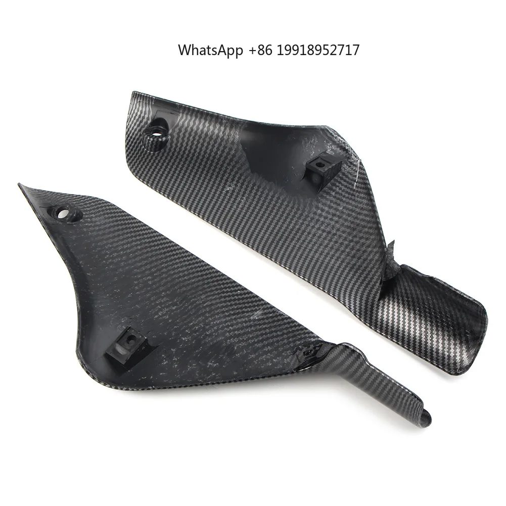 2Pcs Carbon Fiber Color Motorbike Front Fender Fairing Cover For  ZX6R ZX-6R 2000 2001 2002 Both Side Protector Guard