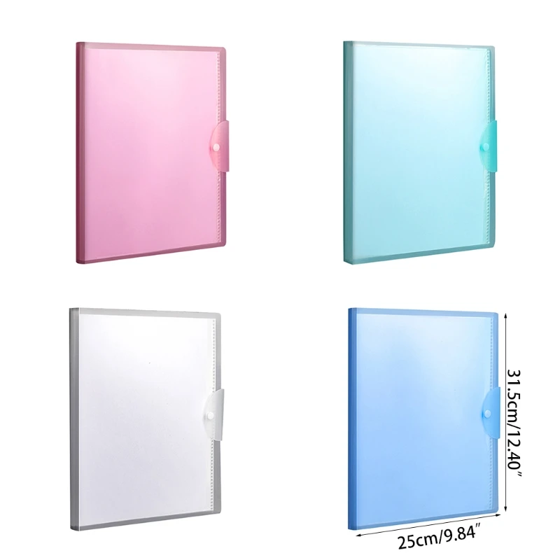 Túi đựng giấy kiểm tra có thể mở rộng động cho văn phòng trường học