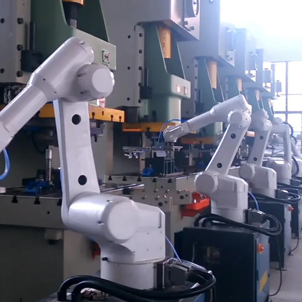 Material Handling Stamping Robot Payload 10KG Loading and unloading robot arm for stamping press automation