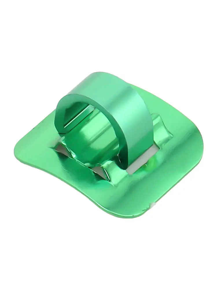 Mountain Road Bike C Buckle for Wire Pipe Fixation Aluminum Alloy Backing Wire Base Compatible with Bicycle Frames