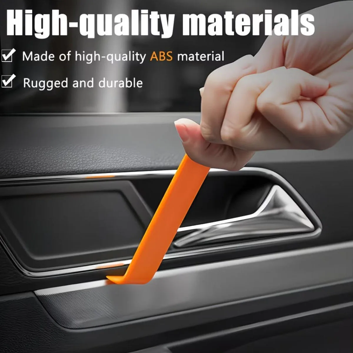 4PCS Car Buckle Tool Car Interior Disassembly Tool Set Scratch Free Pry Bar Tool Set Suitable For Door Panel Fixtures Fasteners