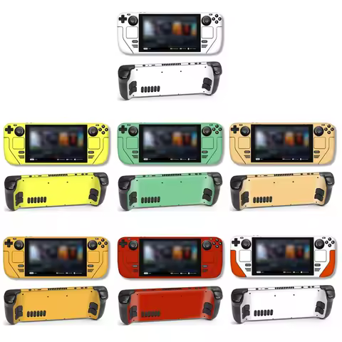 Vinyl Skin for Steam Deck Console Full Set Protective Decal Wrapping Cover For Valve Console Premium Stickers