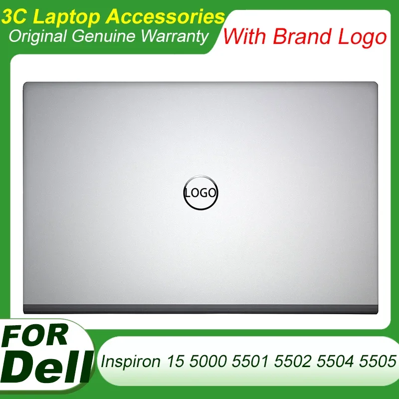 Original New for DELL Inspiron 15 5501 5502 5504 5505 Laptops LCD Back Cover Top Housing Case Rear Lid Silver Replacement 0MCWHY