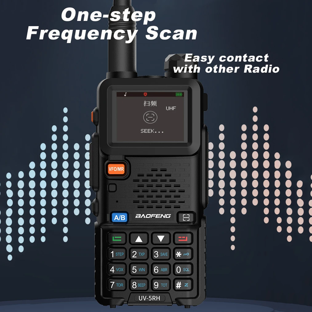 Baofeng UV-5RH Six Band 10 Watt Walkie Talkie