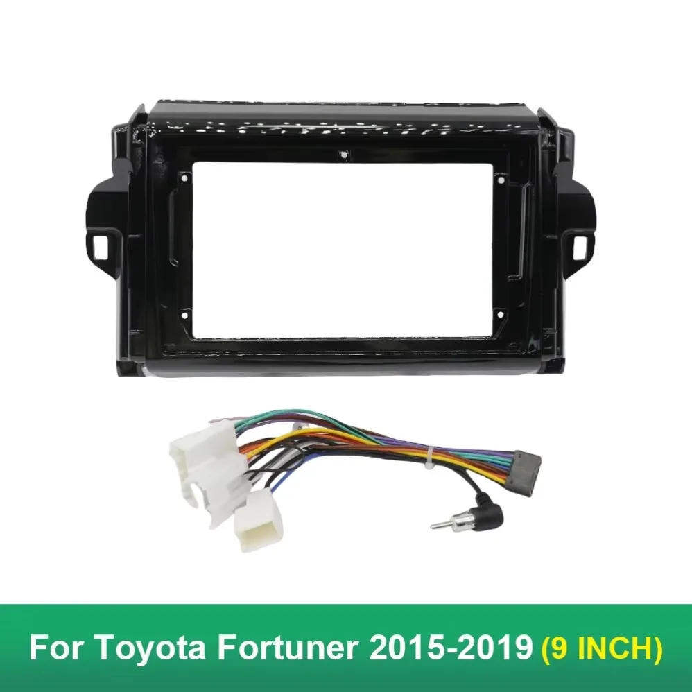

9-дюймовый автомобильный радиоприемник для 2016 TOYOTA FORTUNER/COVERT Android GPS MP5 стереоплеер 2 Din головное устройство панель приборная панель установка