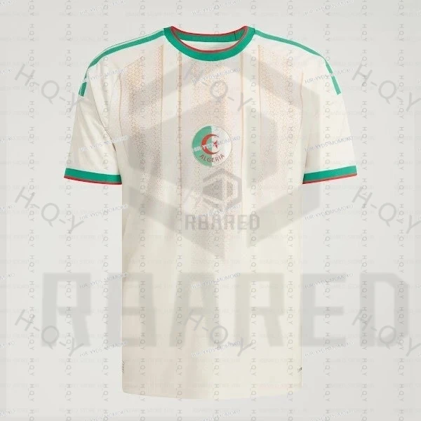 مجموعة أدوات Algeria 2026 Home Kit الأكثر مبيعًا لكل من الرجال والنساء، تتميز بقميصًا سريع الجفاف وجيد التهوية #5