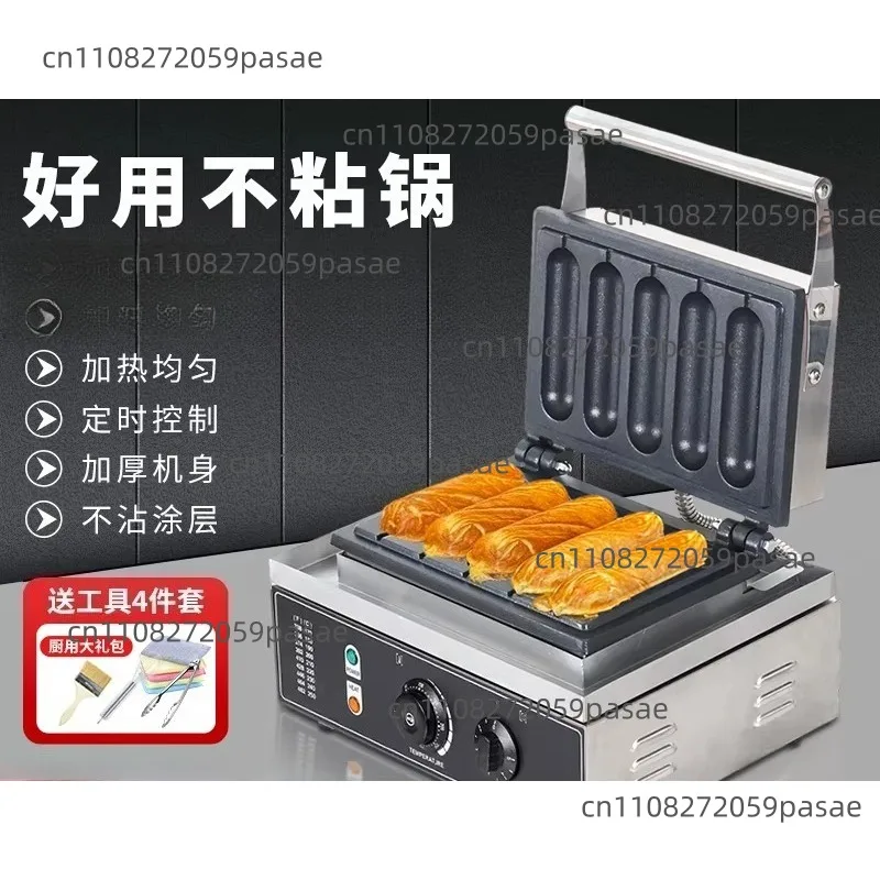 Milk Stick Machine, Commercial Crispy Hot Dog Stick Machine, Hot Dog Machine, Sausage Toaster, Sausage Grill