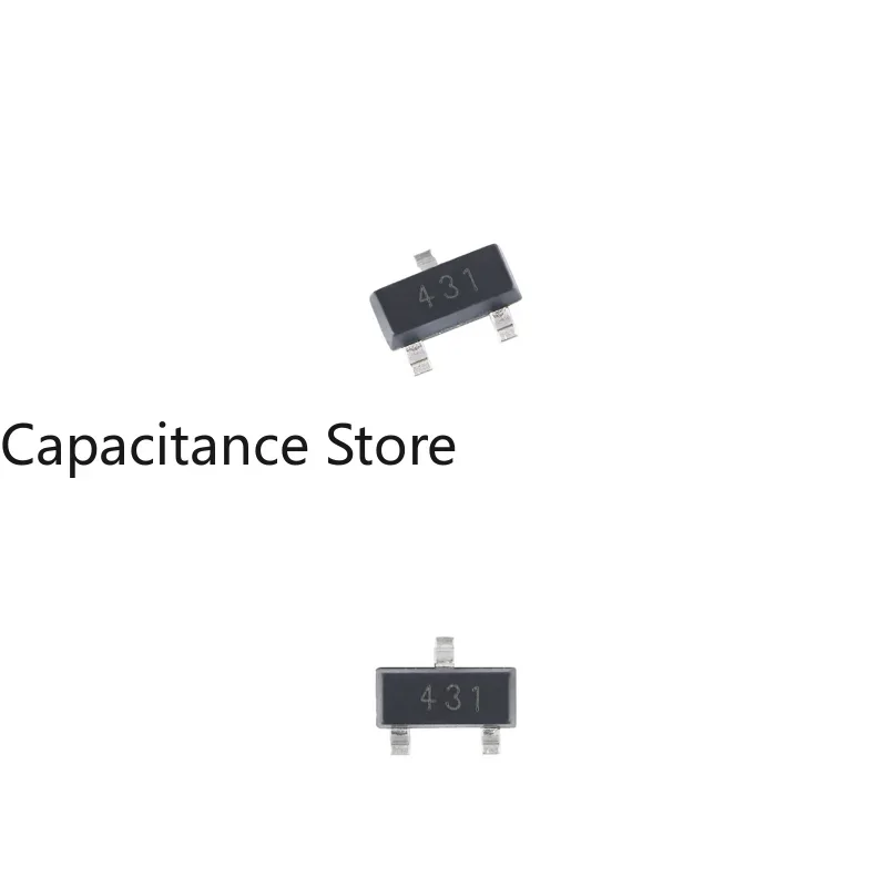 10PCS Original TL431G SOT-23 Adjustable Precision Parallel Regulator Reference Voltage Chip.