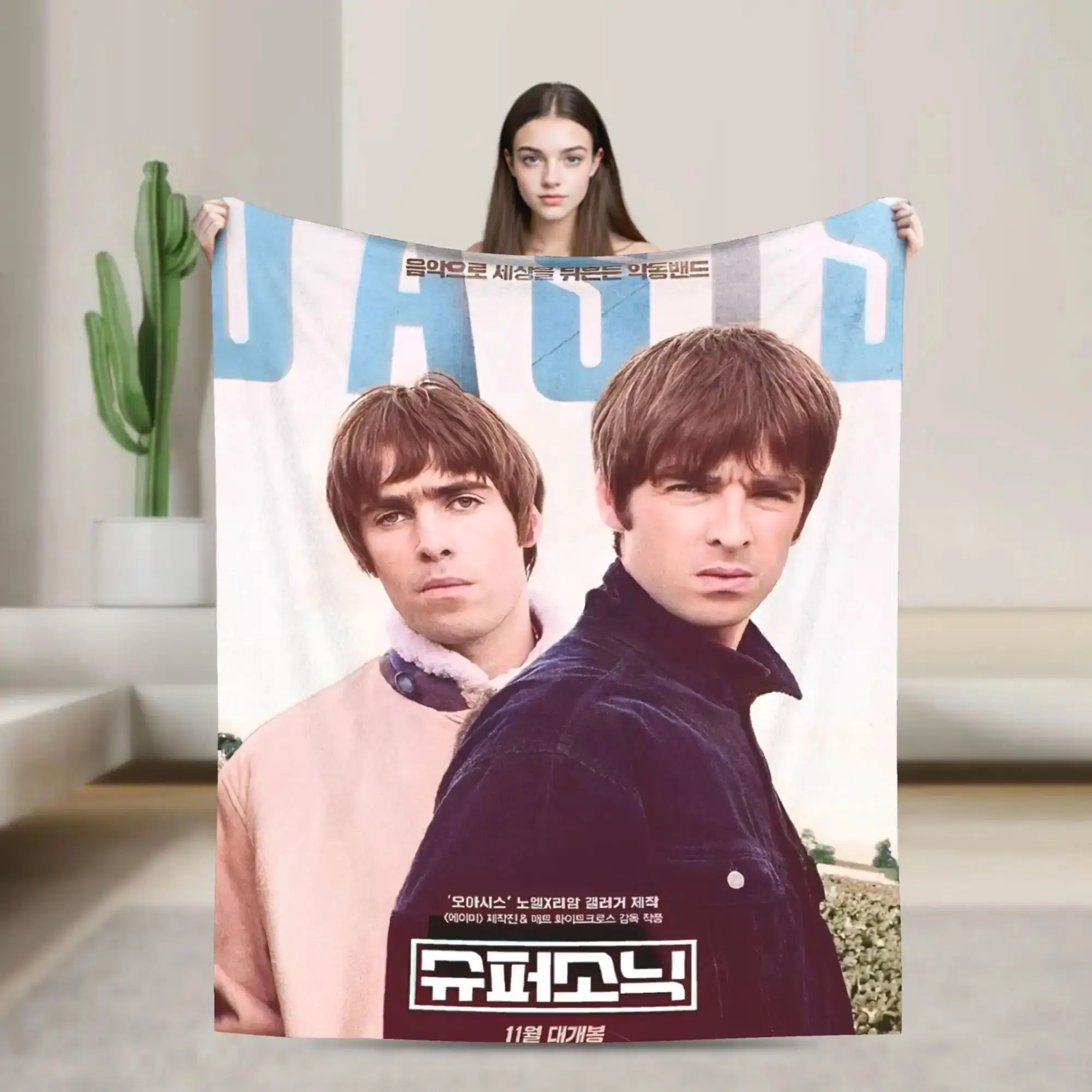 

Плед Ossis Band из фланели для путешествий, для самолета и спальни, супермягкий, на заказ, высокого качества, в подарок на день рождения