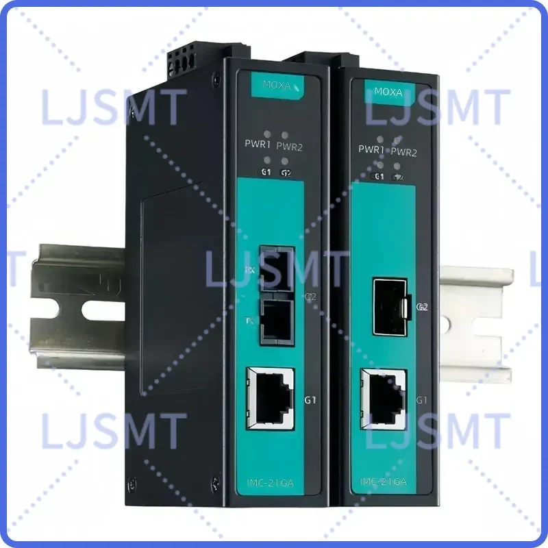 for MOXA IMC-21GA-LX-SC Gigabit Media Converter Adjustable Fiber Optic Transceiver Photoelectric Converter Network Device