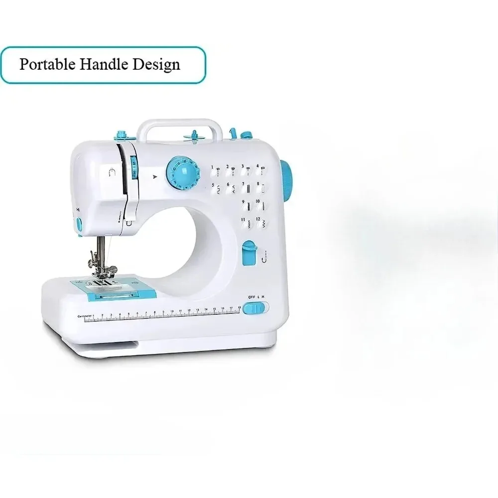 ماكينة خياطة منزلية مدمجة متعددة الوظائف: ماكينة خياطة كهربائية صغيرة محمولة مع ميزة أفرلوك #5