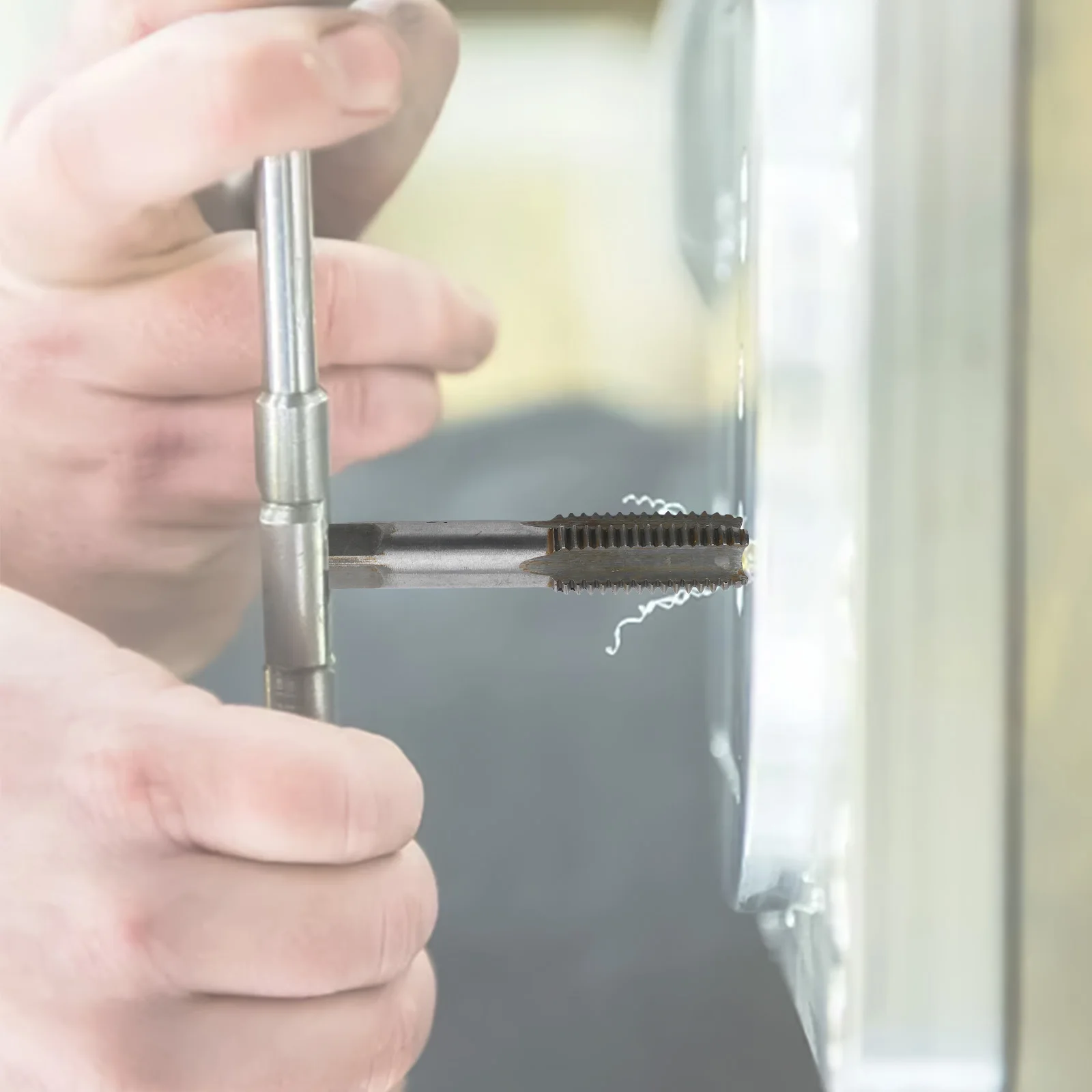 صنبور مستدق متري 14 مم × 2 مع خيط اليد اليمنى لأداة M14 x 2 مم الملعب HSS بطول 78 مم حزمة من 2 صنابير لقطع الخيوط #2