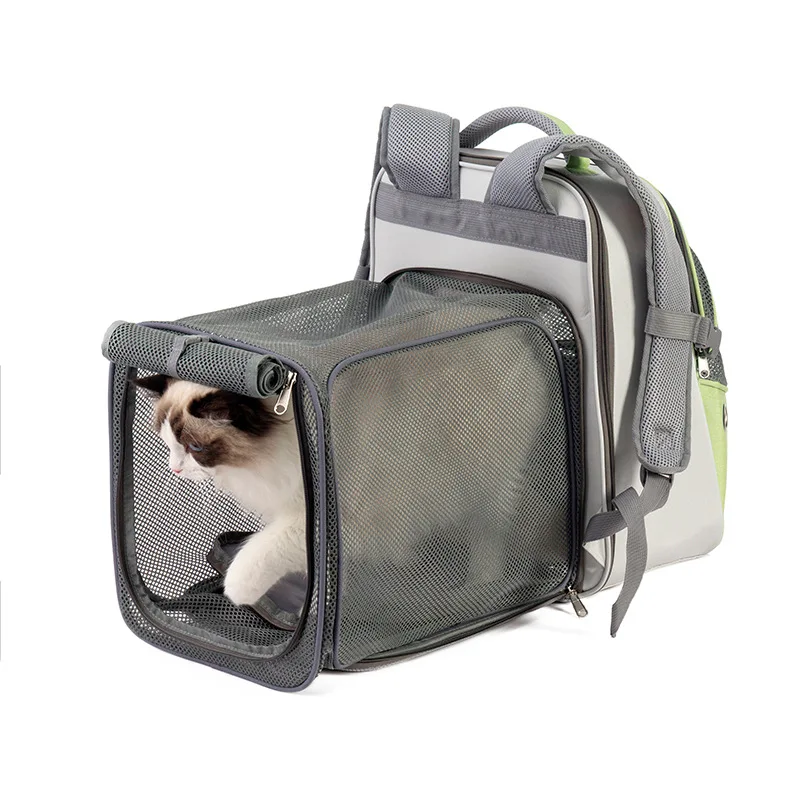 

Expandable Backpack for Cat Dog Carrier Kitten Bag Pet Accessories Supplies Breathable Animal Transport Case Travel Outdoor