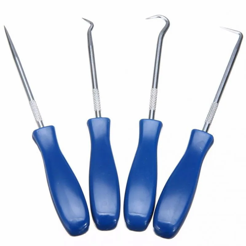 

Oil seal puller 4-piece set with puller hook, tire stone removal tool, toner cartridge refilling tool, car repair tool
