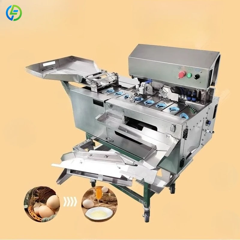 Factory Price Professional Industrial Chicken Egg Break Cracking Machine Yolk Egg White Separator Machine Customized