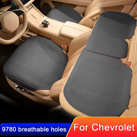 Car Seat Cover PU Leather Seat Cushion Covers Universal For Chevrolet Cruze‌ Spark‌ Sonic‌ Equinox‌ Blazer‌ Silverado‌
