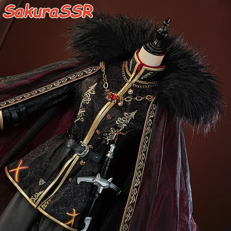 Zegarek nocny przebranie na karnawał tożsamość gry V Cosplay【S-2XL】Sakura-SSR Morningstar Ithaqua Cosplay kostium męski Halloween Plus rozmiar