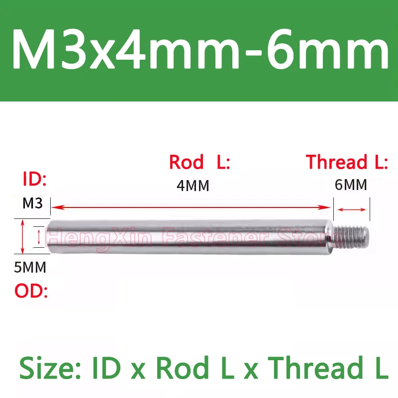M3 M4 M5 M6 M8 M10 304 Stainless Steel Threaded Pillar Male to Female Screw Round PCB Standoff Spacer Single Head Column L=4-450